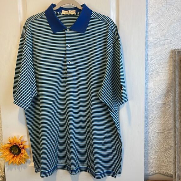 Fairway & Greene “Cuscowilla” Striped Polo - XL - Excellent Condition - Picture 5 of 8